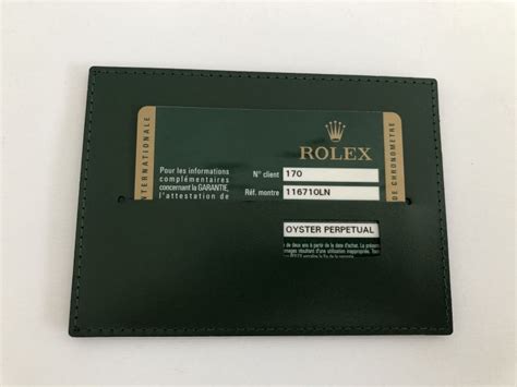 vendo porta garanzia rolex